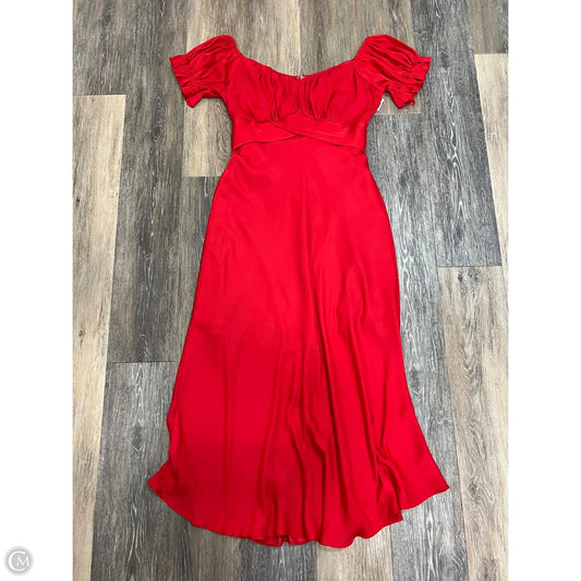 -Dress Party Long By Petal & Pup In Red, Size: 8