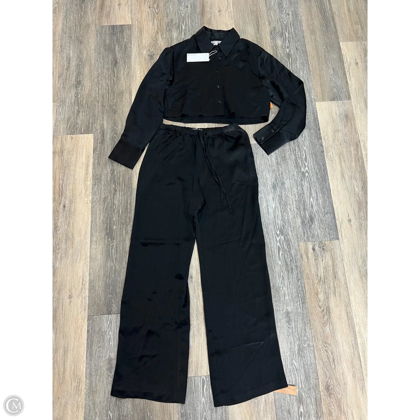 -Pants Set 2pc By Reformation In Black, Size: Xs