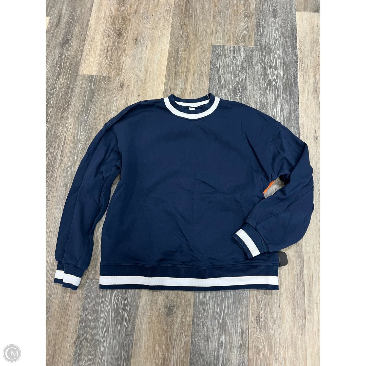 Athletic Sweatshirt Crewneck By Lululemon In Blue, Size: S