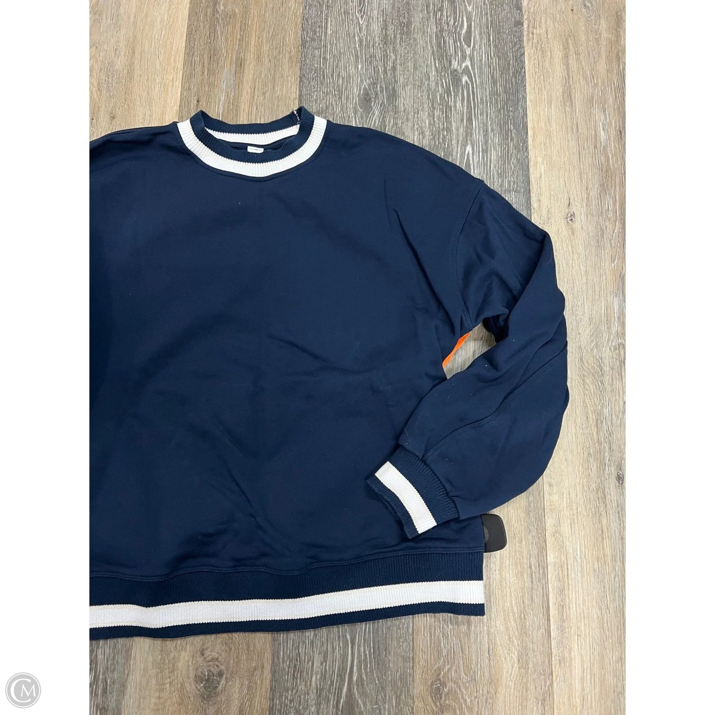 Athletic Sweatshirt Crewneck By Lululemon In Blue, Size: S