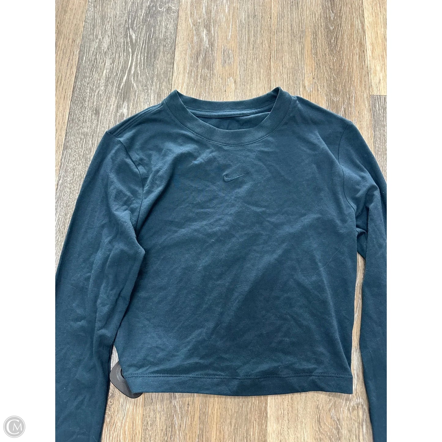 Athletic Top Long Sleeve Crewneck By Nike Apparel In Blue, Size: Xs