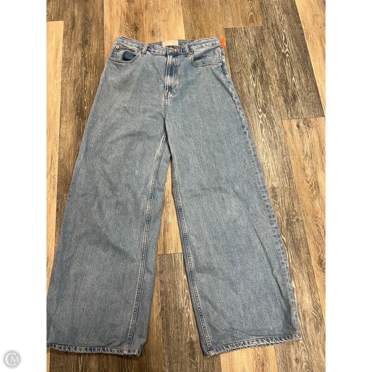 Jeans Wide Leg By Everlane In Blue Denim, Size: 6/28