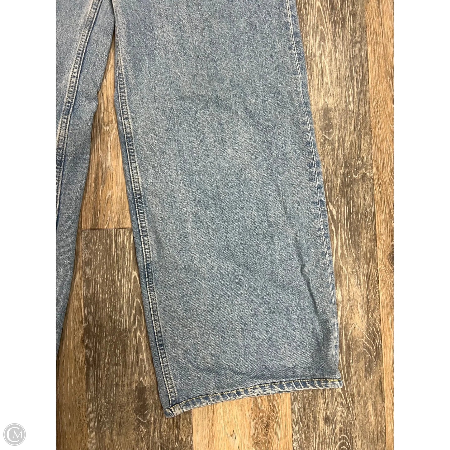 Jeans Wide Leg By Everlane In Blue Denim, Size: 6/28