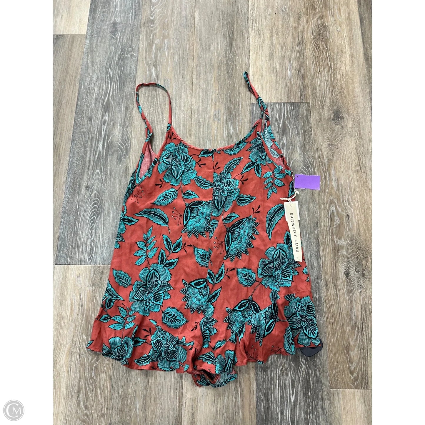 Romper By Saltwater Luxe In Floral Print, Size: Xs