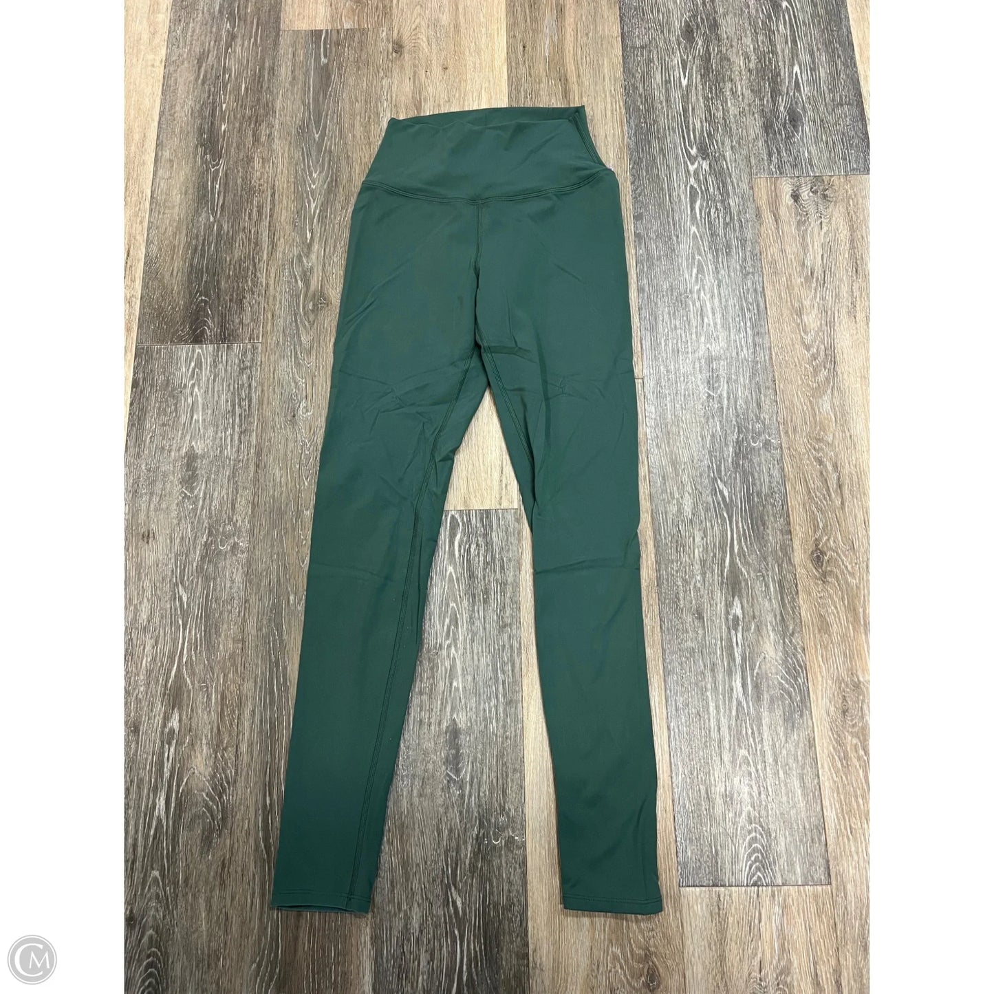 Athletic Leggings By Alo In Green, Size: M