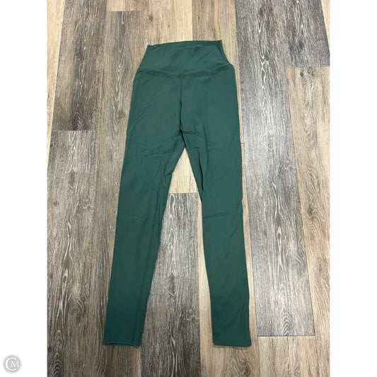 Athletic Leggings By Alo In Green, Size: M