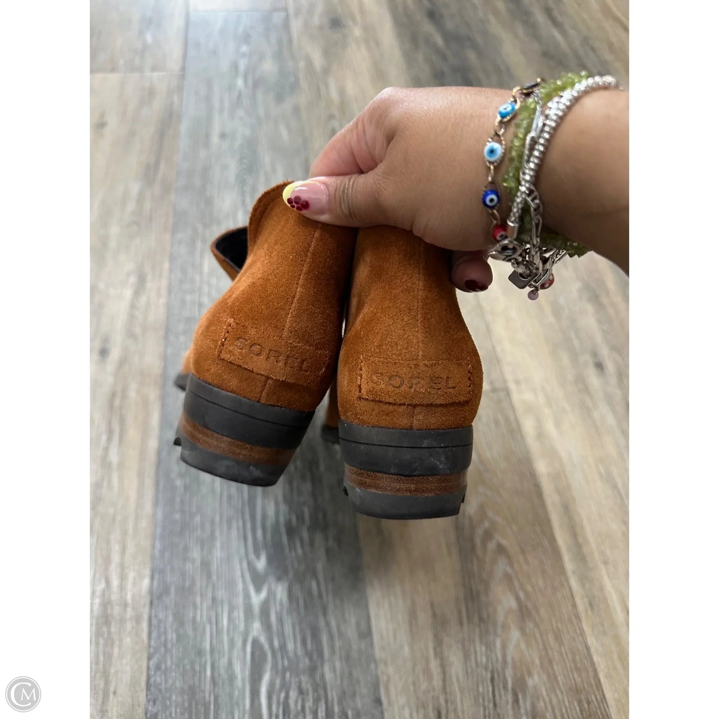 Boots Ankle Heels By Sorel In Orange, Size: 8