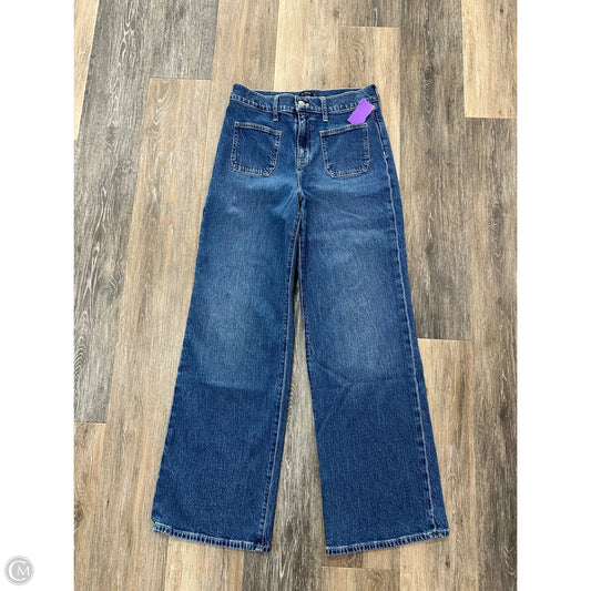 Jeans Wide Leg By J. Crew In Blue Denim, Size: 2