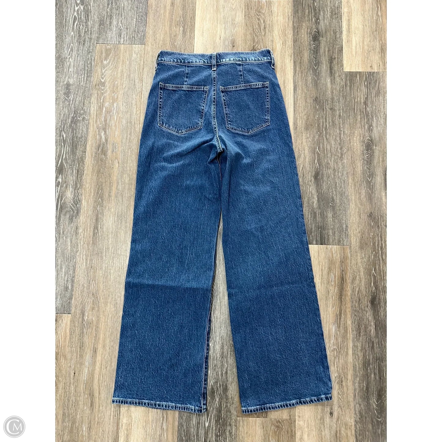 Jeans Wide Leg By J. Crew In Blue Denim, Size: 2