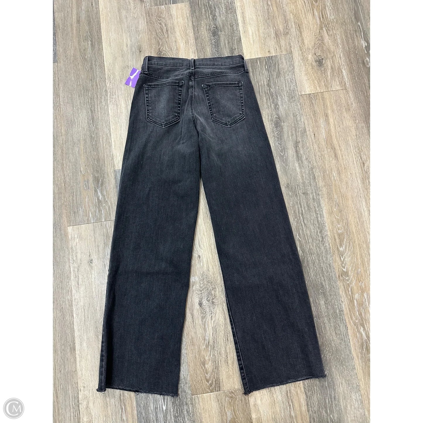Jeans Wide Leg By Just Black In Black Denim, Size: 2