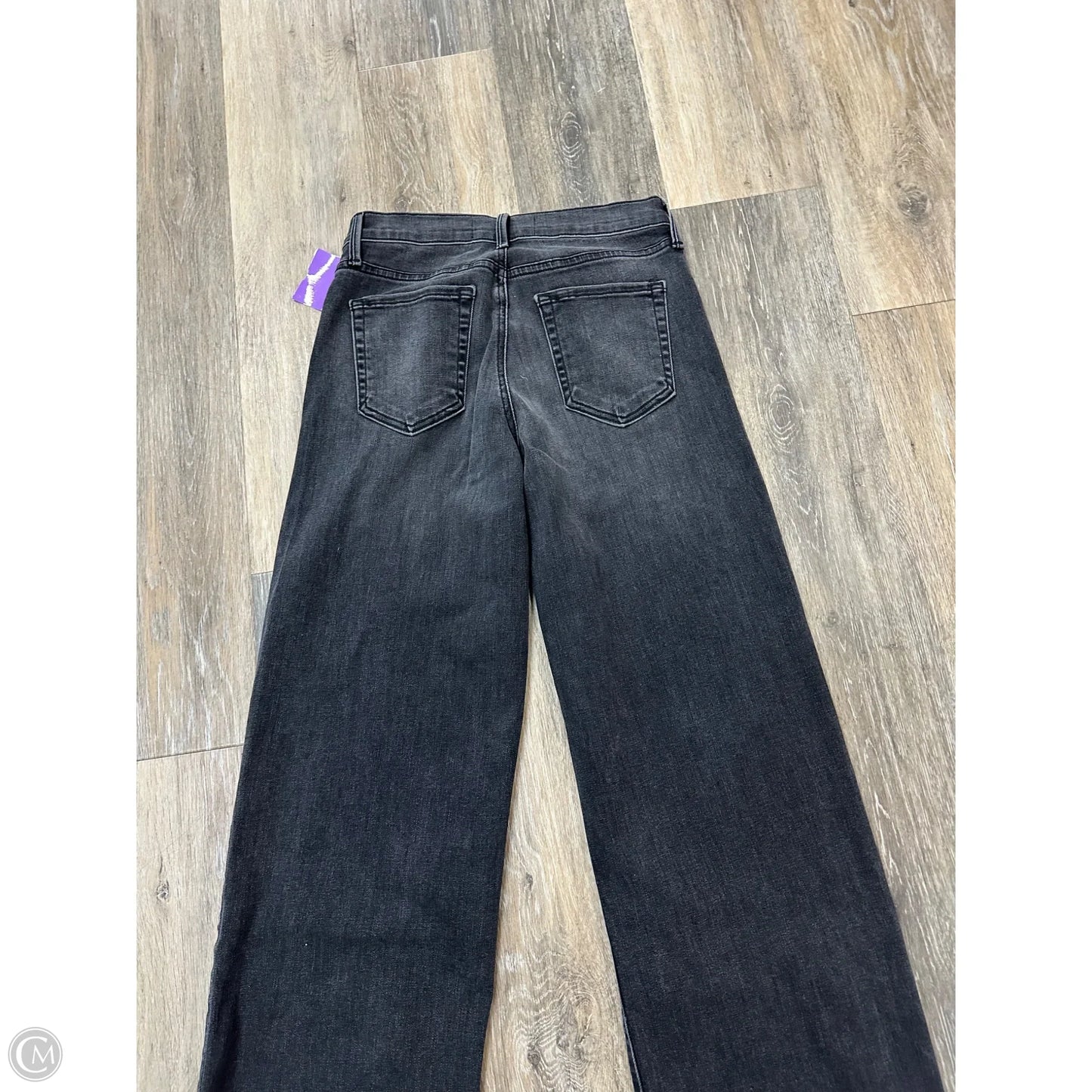 Jeans Wide Leg By Just Black In Black Denim, Size: 2