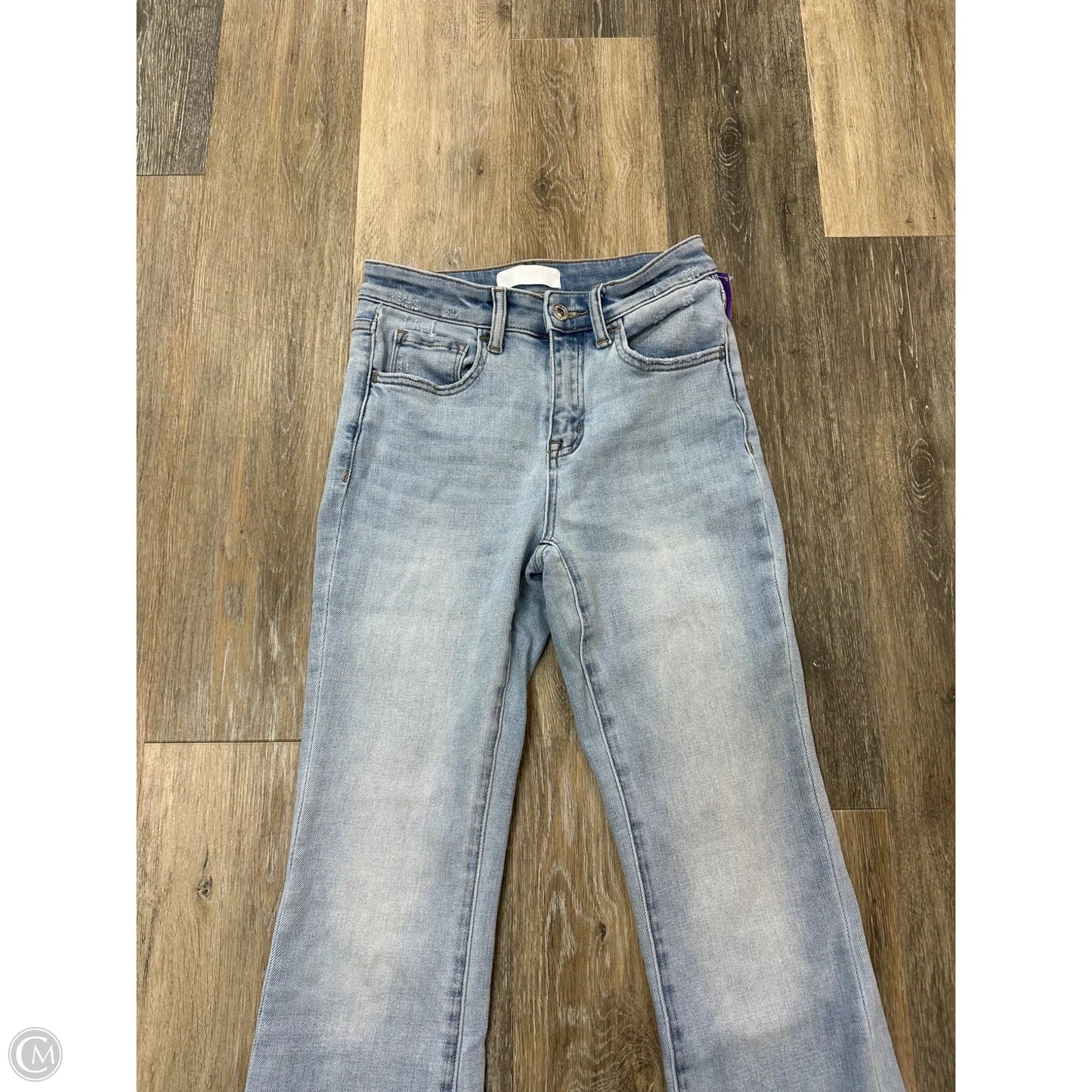 Jeans Straight By Vervet In Blue Denim, Size: 0
