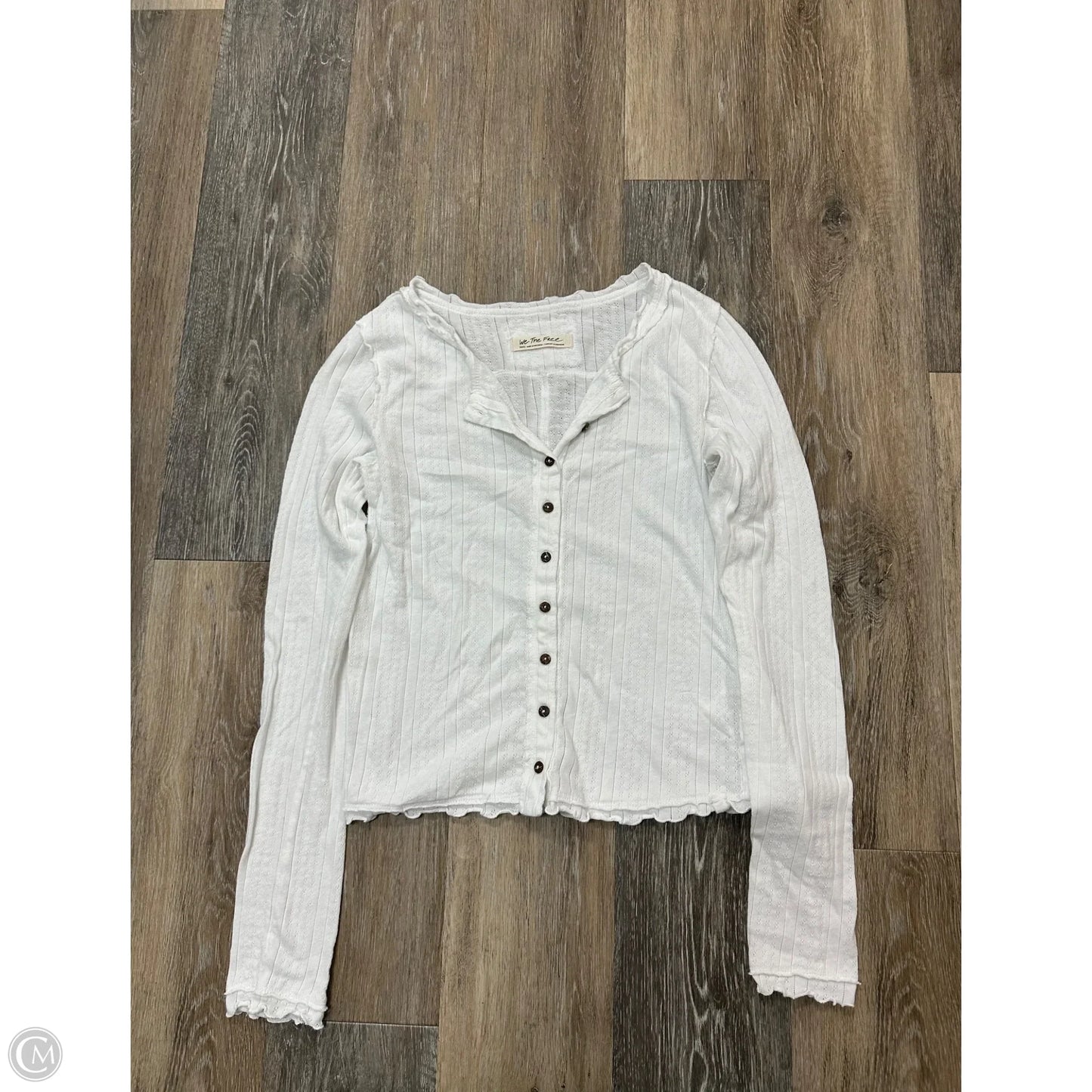 Top Long Sleeve By We The Free In White, Size: S