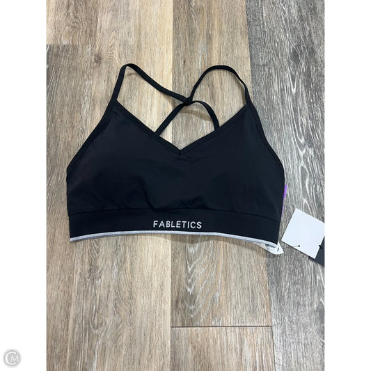 Athletic Bra By Fabletics In Black, Size: Xl
