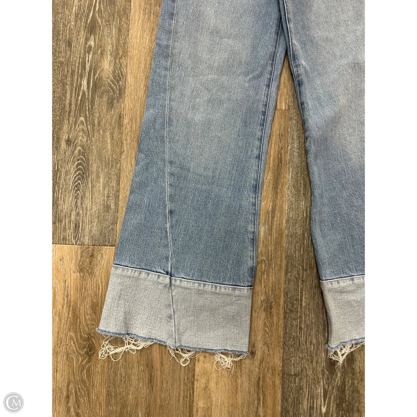 Jeans Wide Leg By Evereve In Blue Denim, Size: 1/25