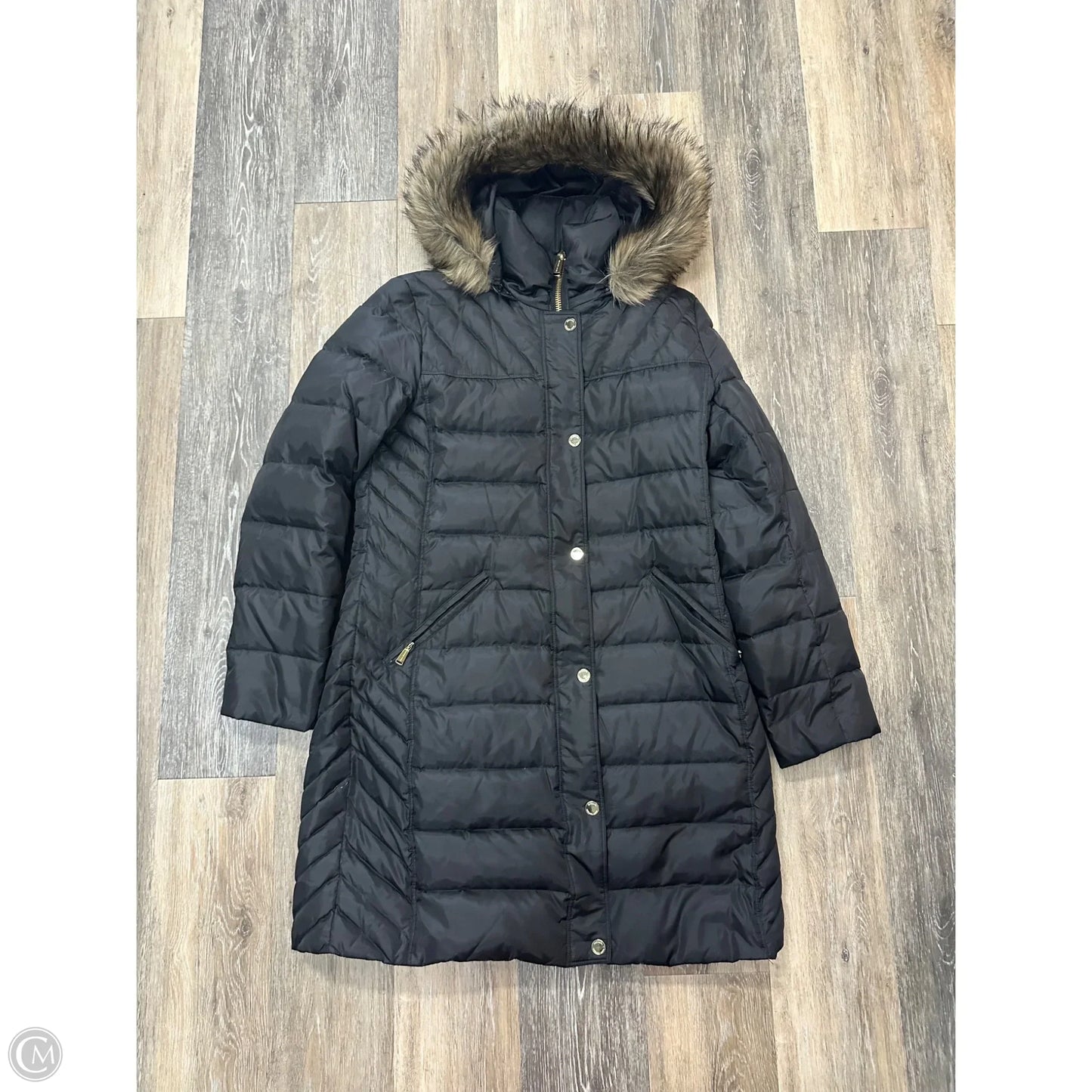 Coat Puffer & Quilted By Michael By Michael Kors In Black, Size: M