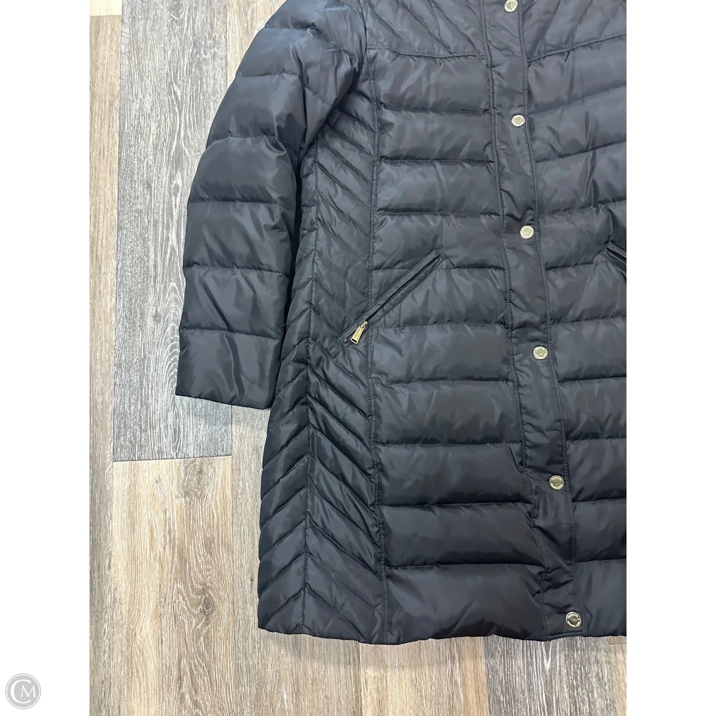 Coat Puffer & Quilted By Michael By Michael Kors In Black, Size: M