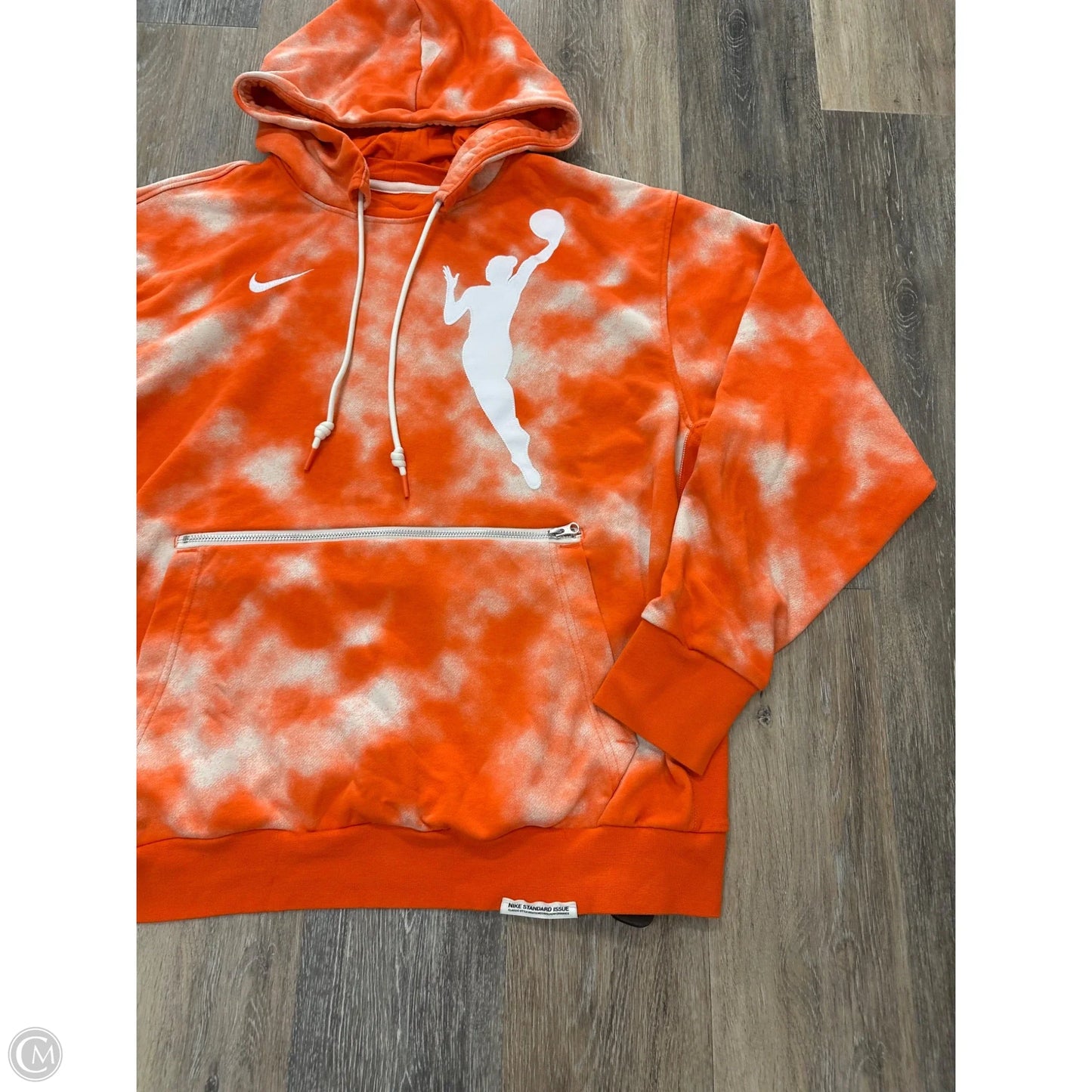 Athletic Sweatshirt Hoodie By Nike Apparel In Orange, Size: Xl