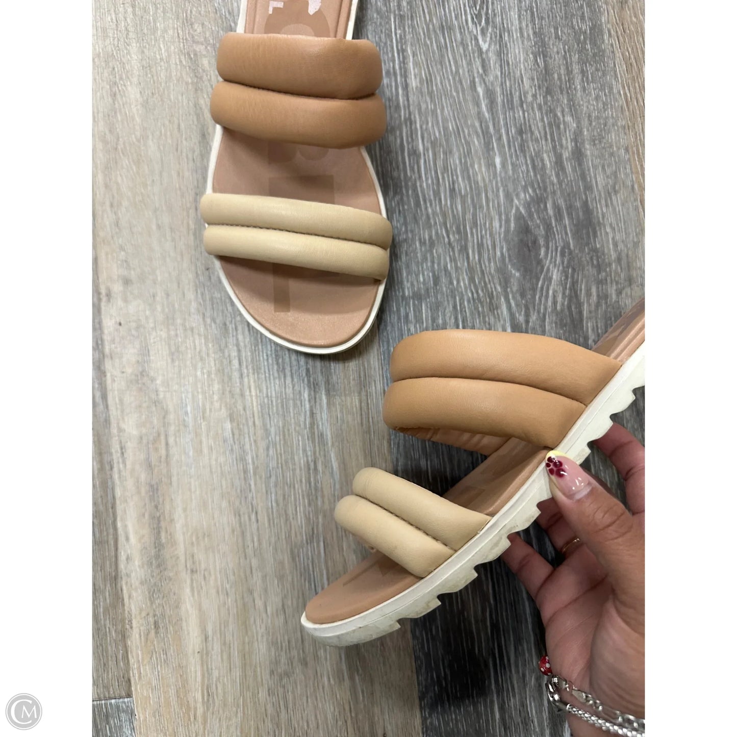 Sandals Flats By Sorel In Tan, Size: 7