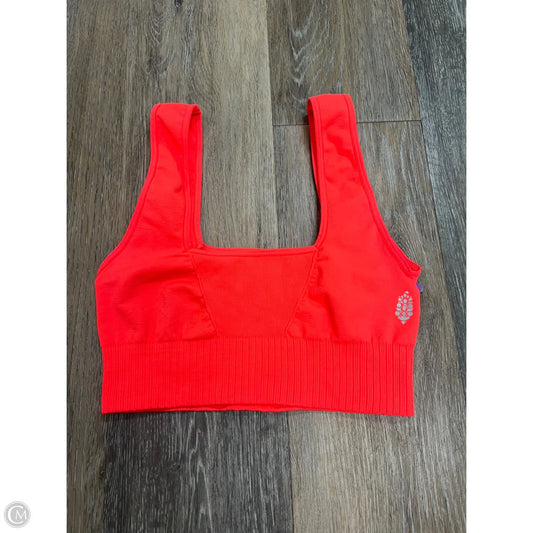 Athletic Bra By Free People In Orange, Size: Xs