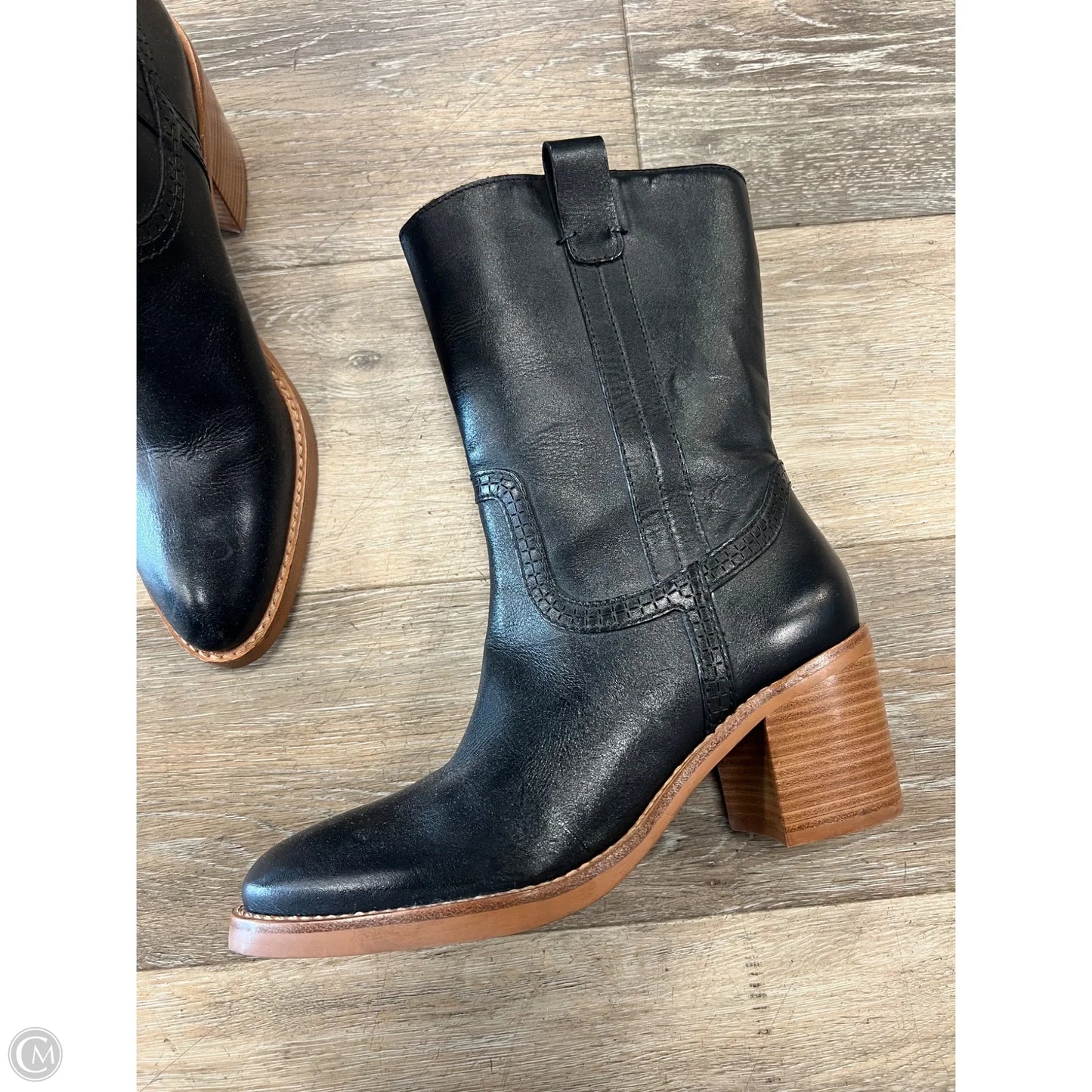 Boots Ankle Heels By Dolce Vita In Black, Size: 7