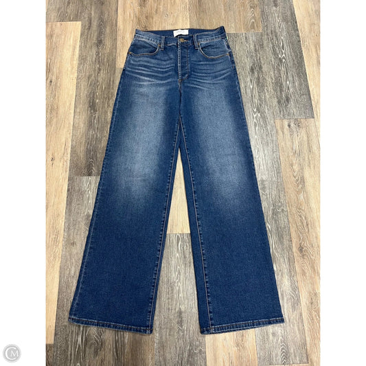 Jeans Wide Leg By Evereve In Blue Denim, Size: 6