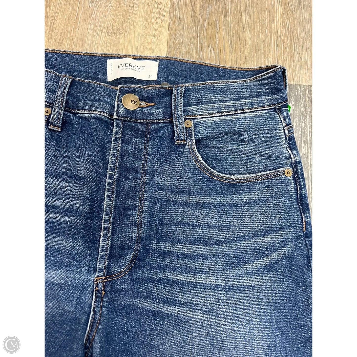 Jeans Wide Leg By Evereve In Blue Denim, Size: 6