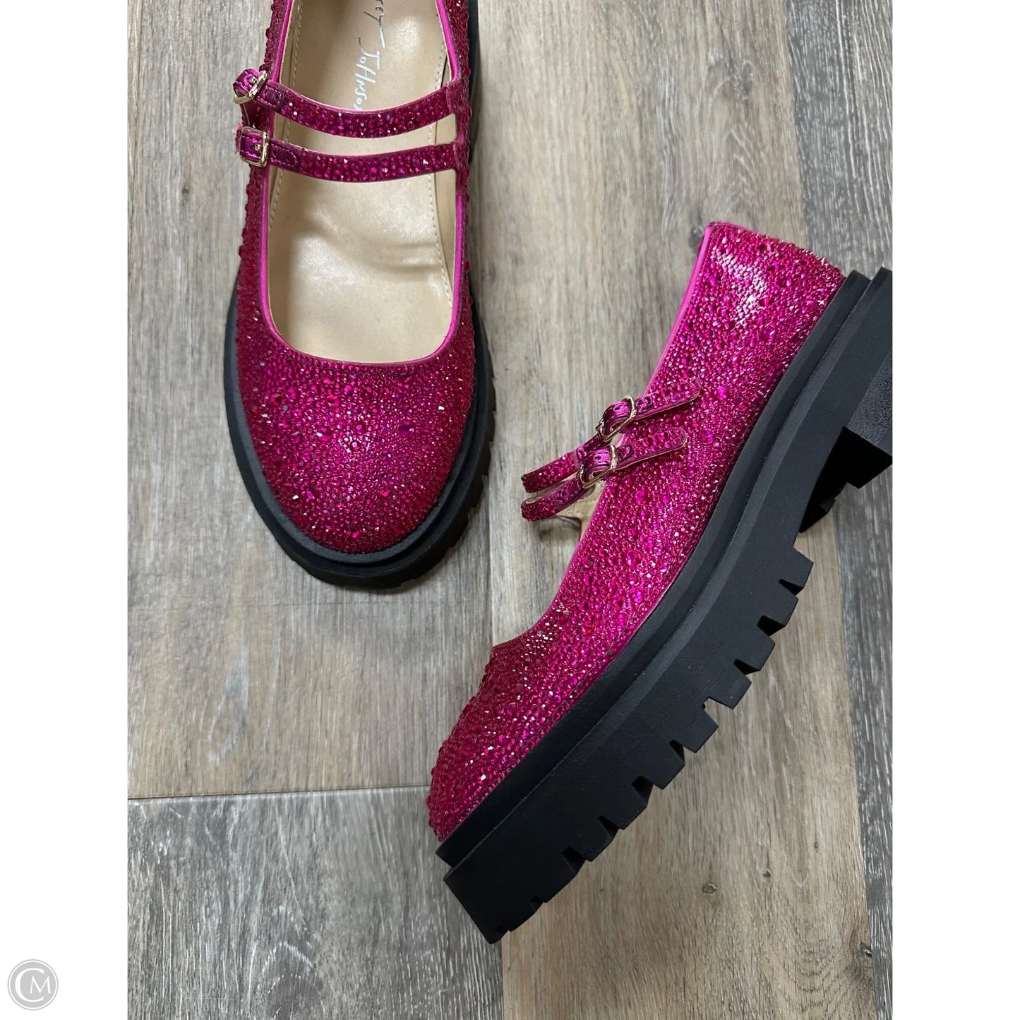 Shoes Heels Platform By Betsey Johnson In Pink, Size: 8
