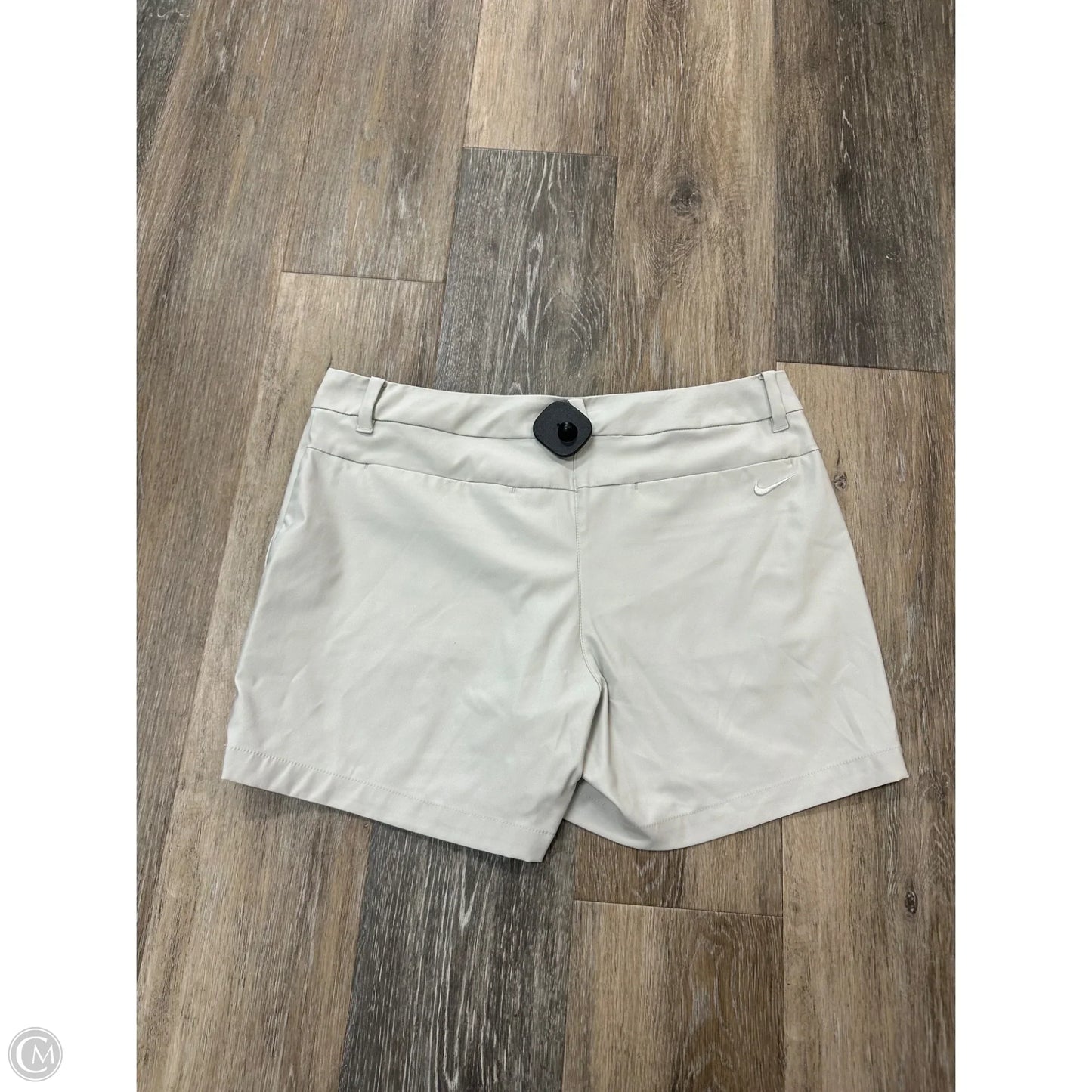 Athletic Shorts By Nike Apparel In Cream, Size: S