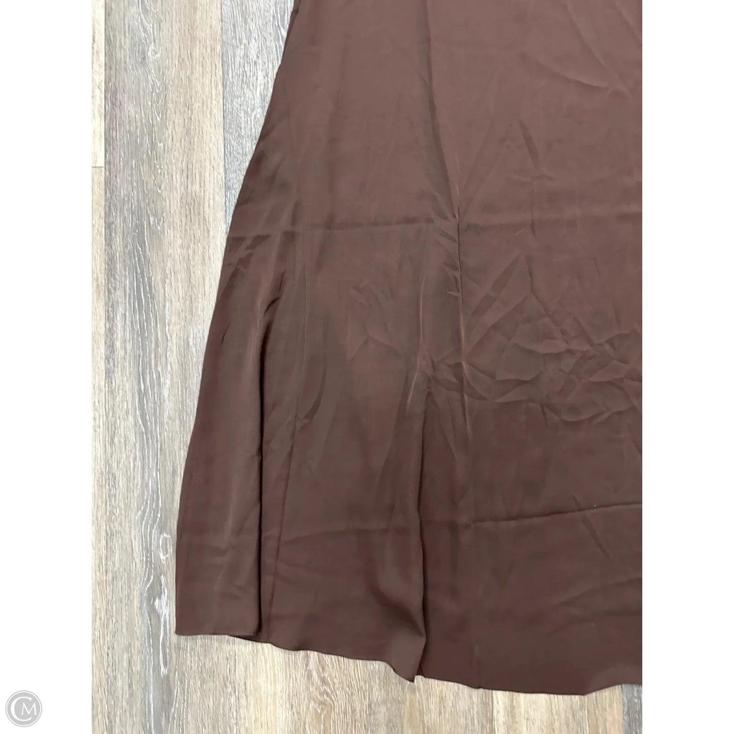 Dress Casual Maxi By Quince In Brown, Size: M