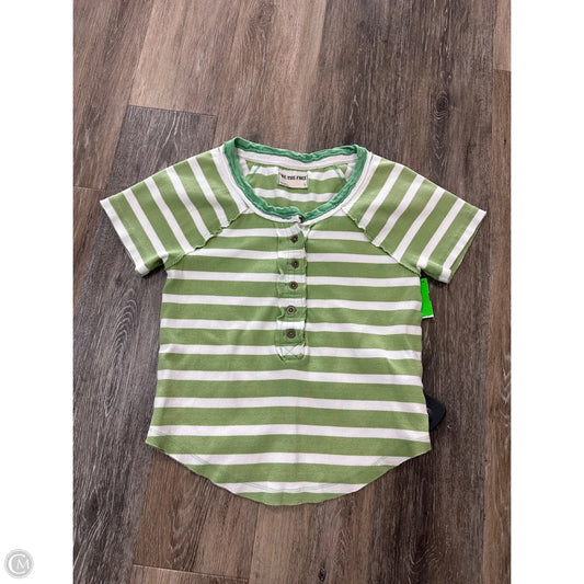 Top Short Sleeve By We The Free In Striped Pattern, Size: S