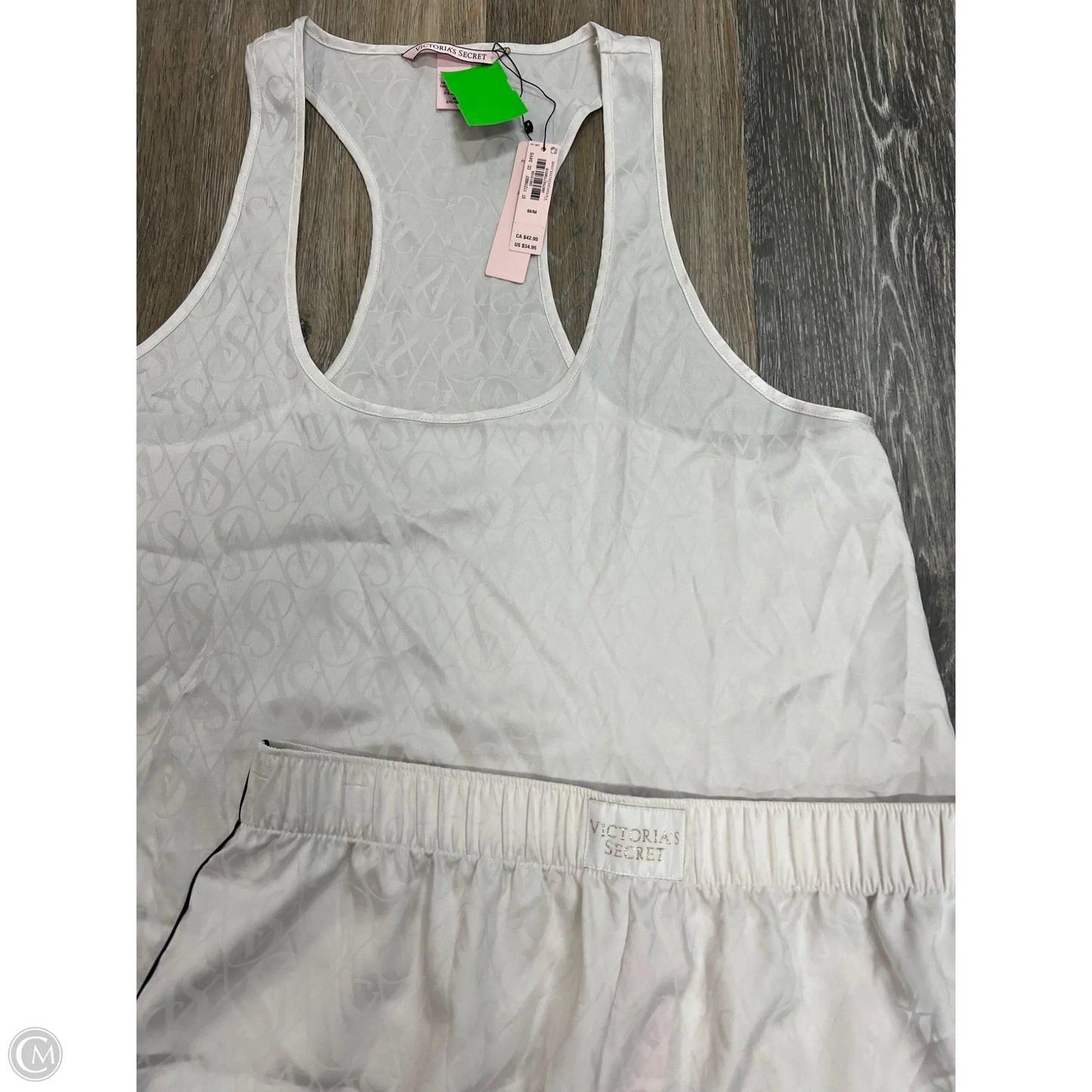 Pajamas 2pc By Victorias Secret In White, Size: M