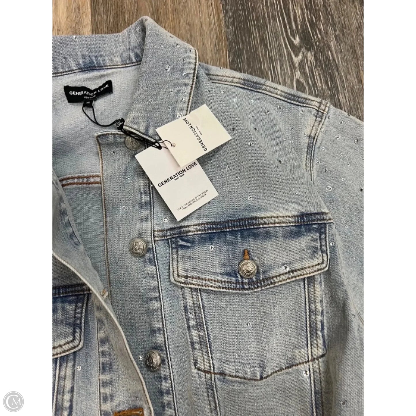 Jacket Denim By Generation Love In Blue Denim, Size: Xs