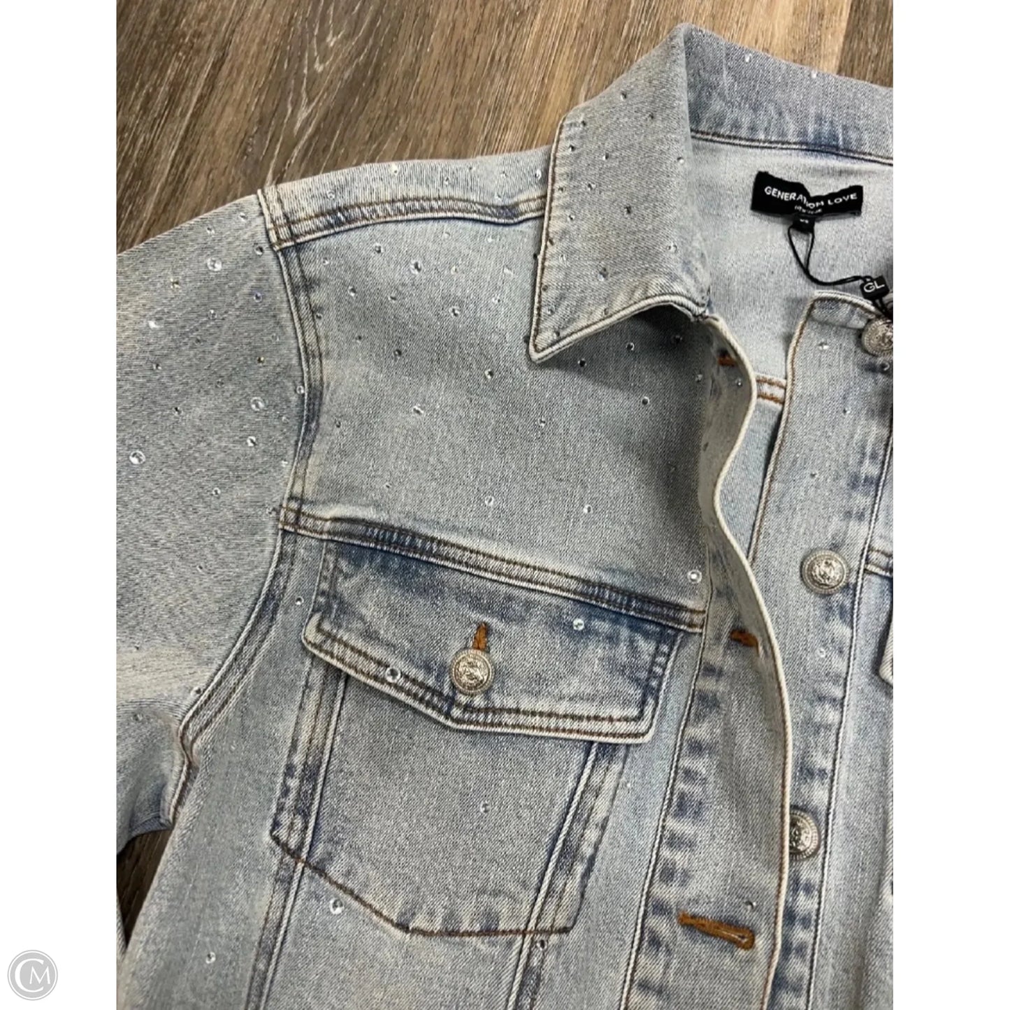 Jacket Denim By Generation Love In Blue Denim, Size: Xs