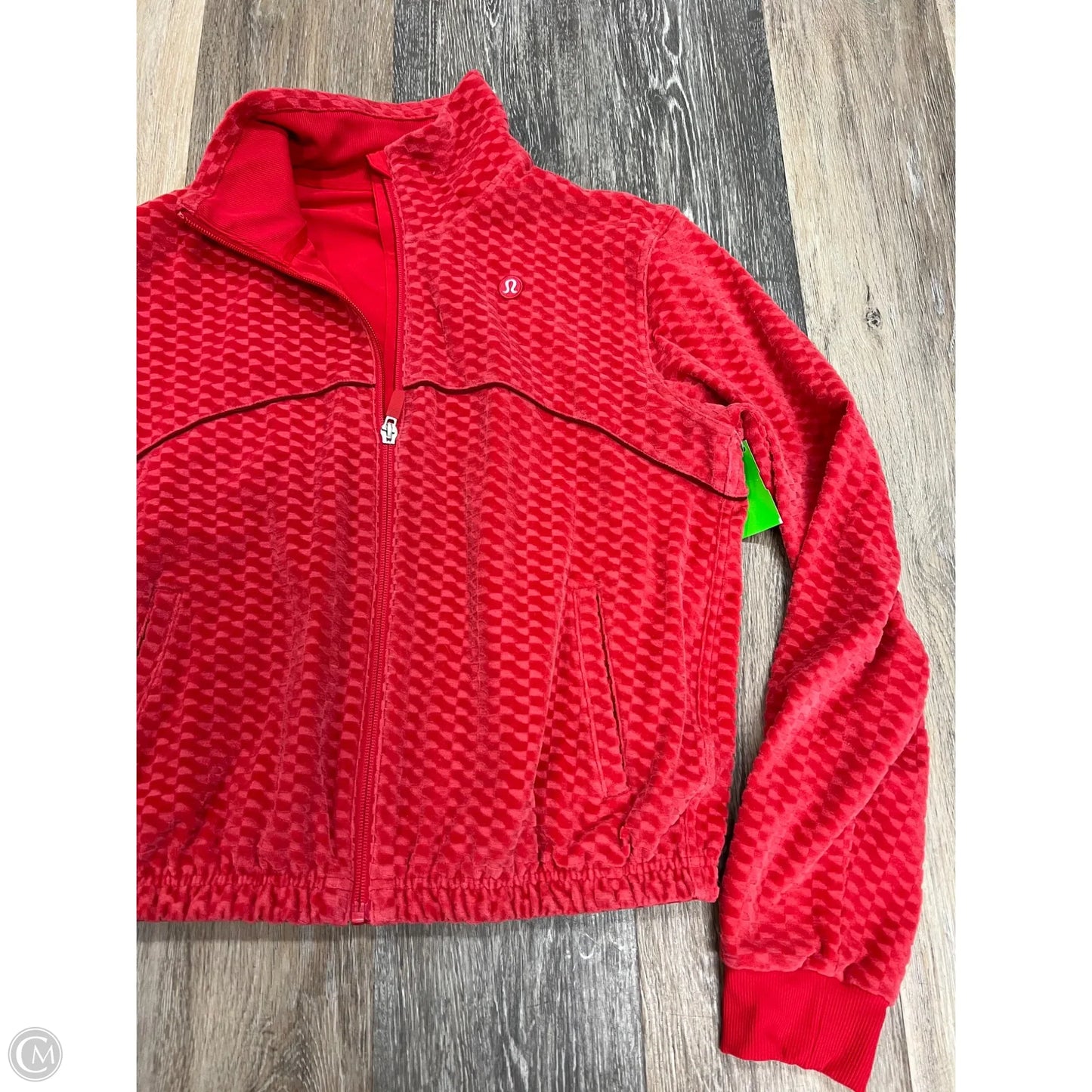 Athletic Sweatshirt Hoodie By Lululemon In Red, Size: Xs