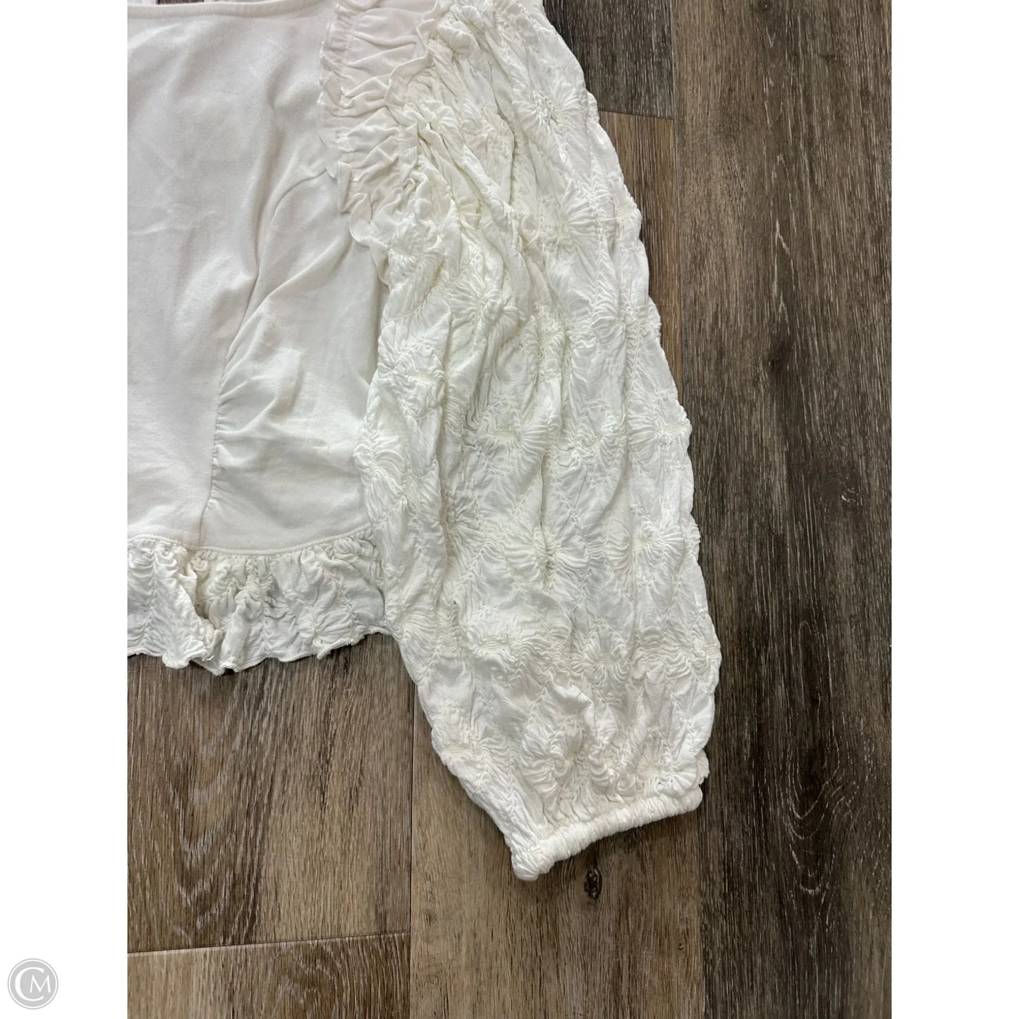 Top Long Sleeve By Free People In White, Size: Xs