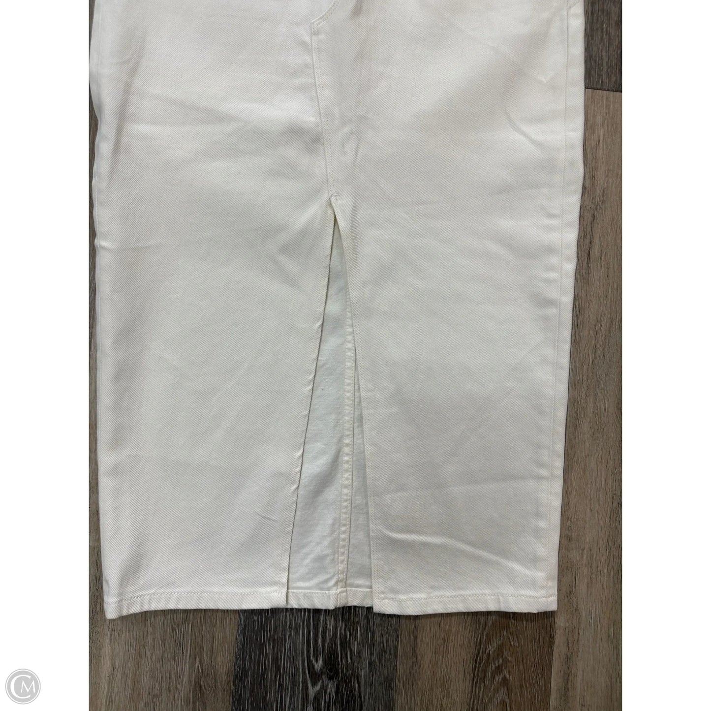 Skirt Maxi By Good American In Cream, Size: 6