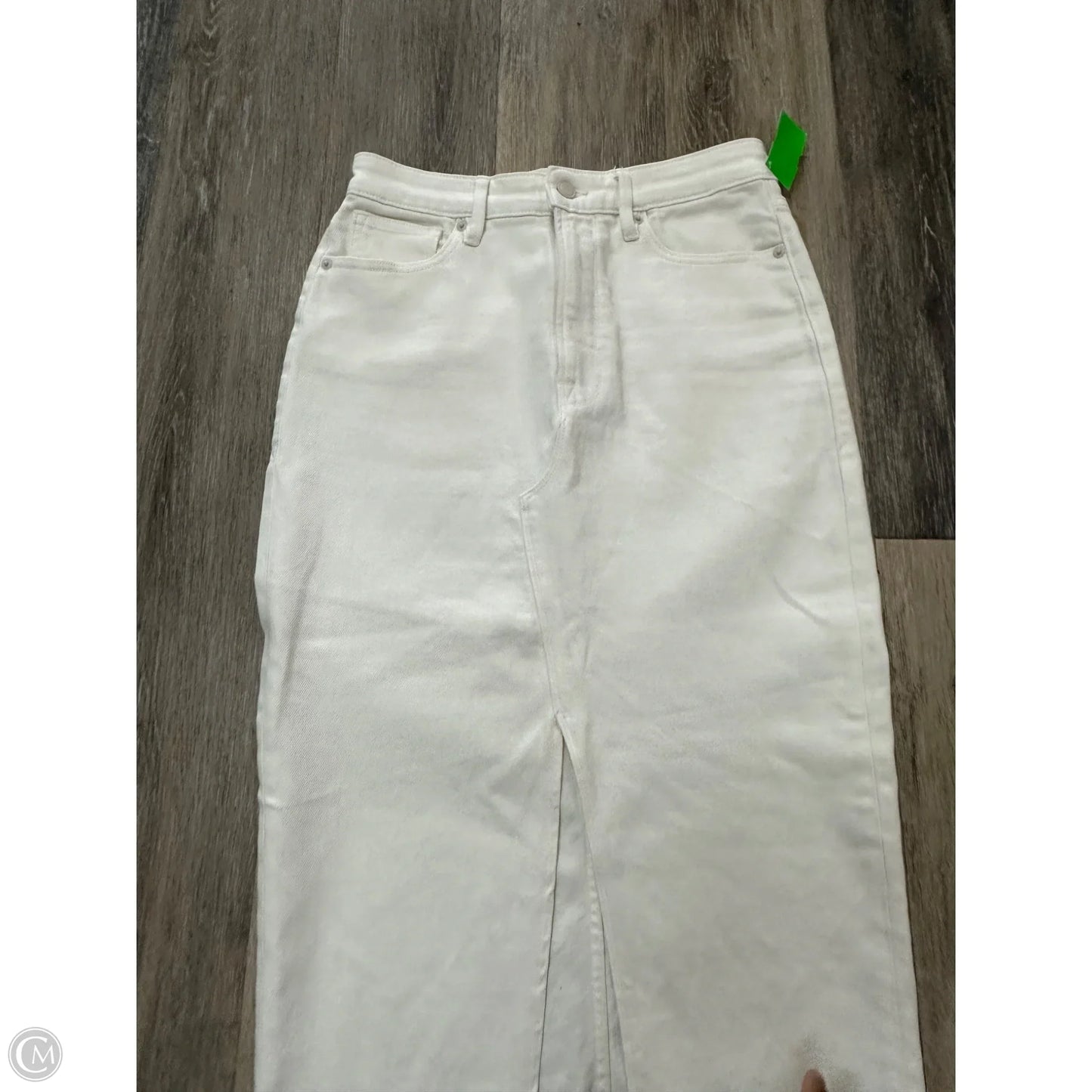 Skirt Maxi By Good American In Cream, Size: 6