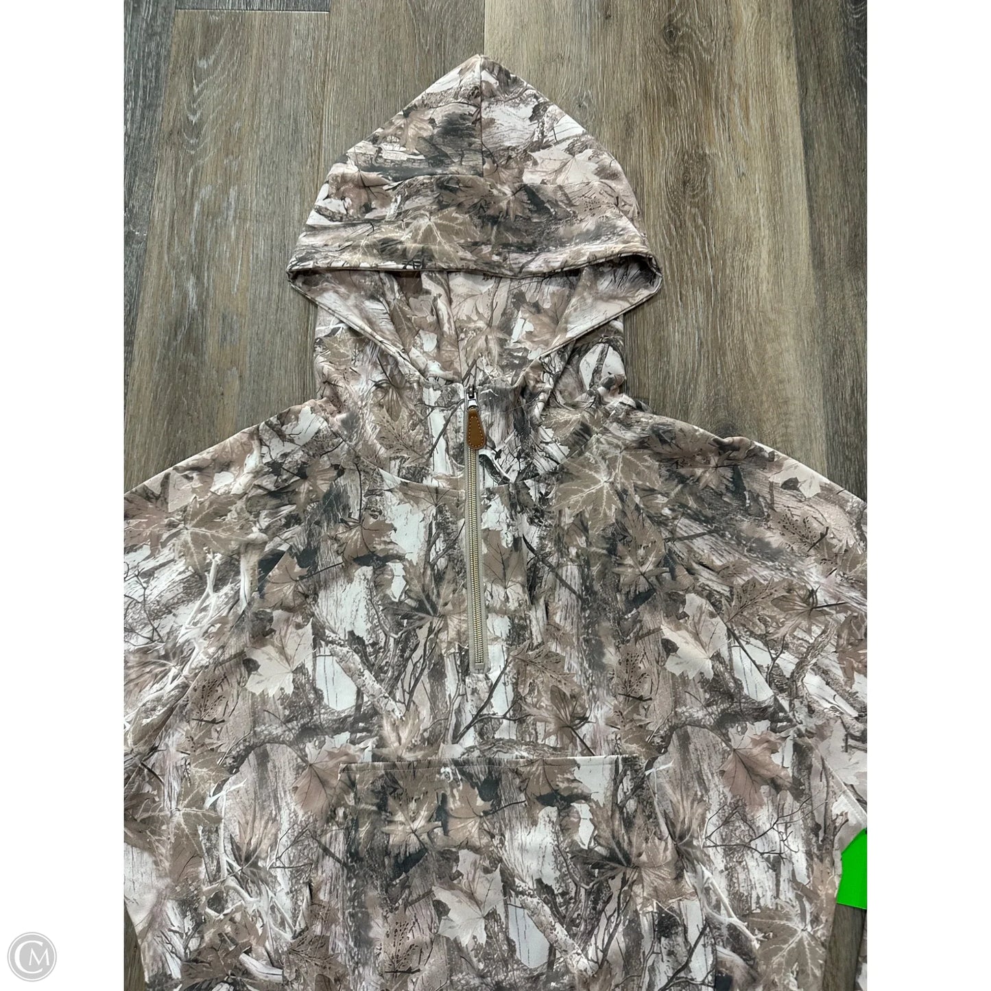 Sweatshirt Hoodie By Birdie In Camouflage Print, Size: S