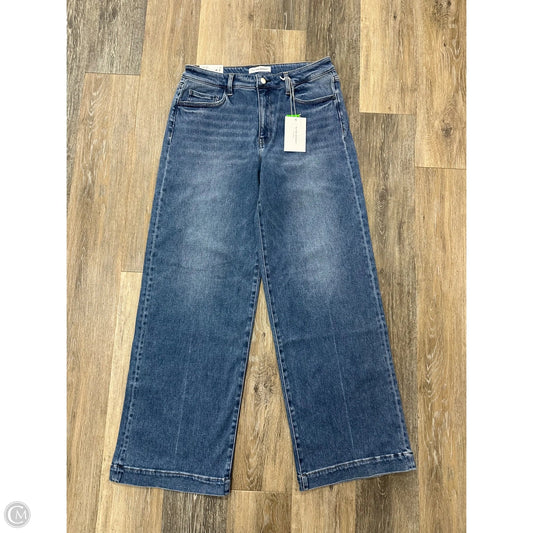 Jeans Wide Leg By Flying Monkey In Blue Denim, Size: 12