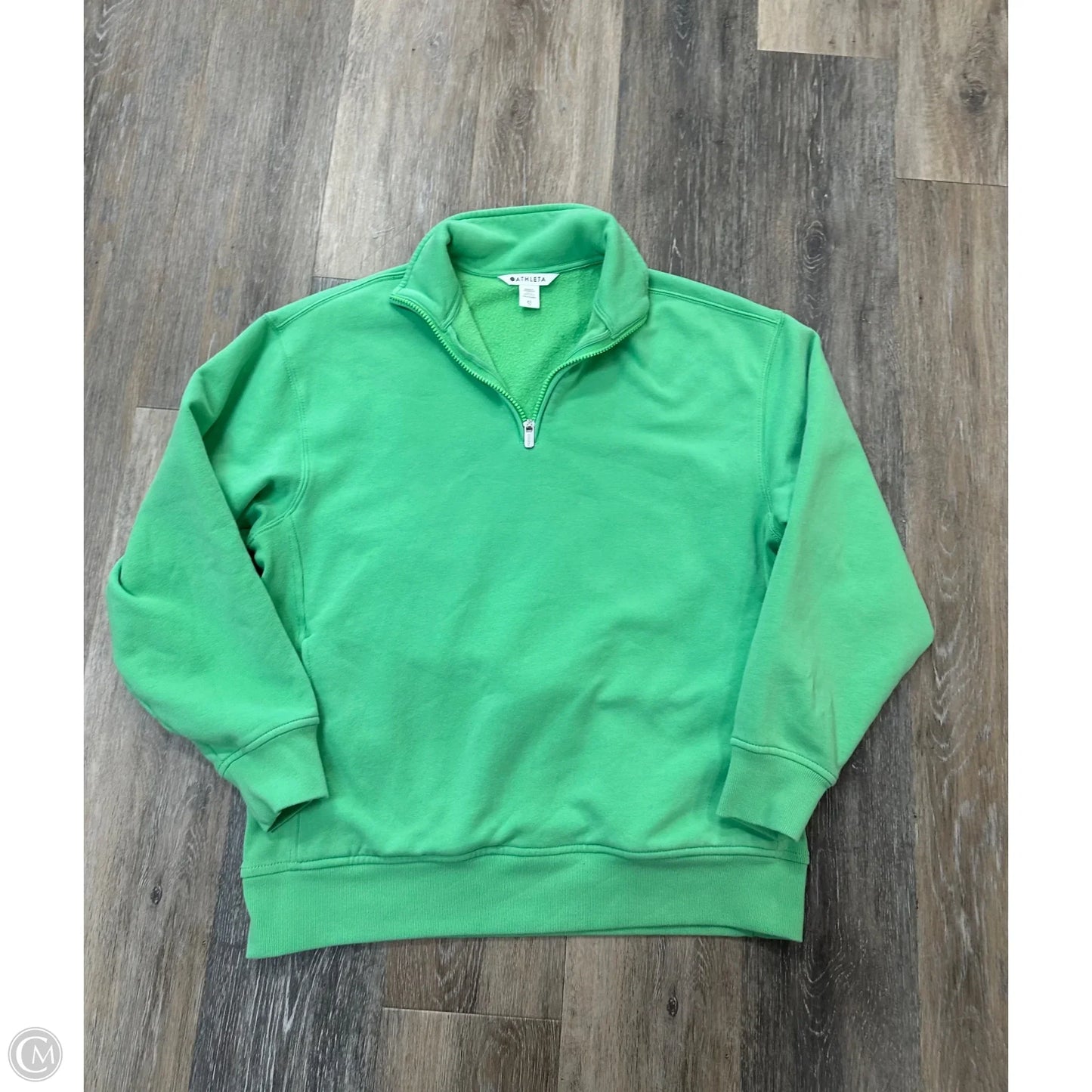 Athletic Sweatshirt Collar By Athleta In Green, Size: Xs