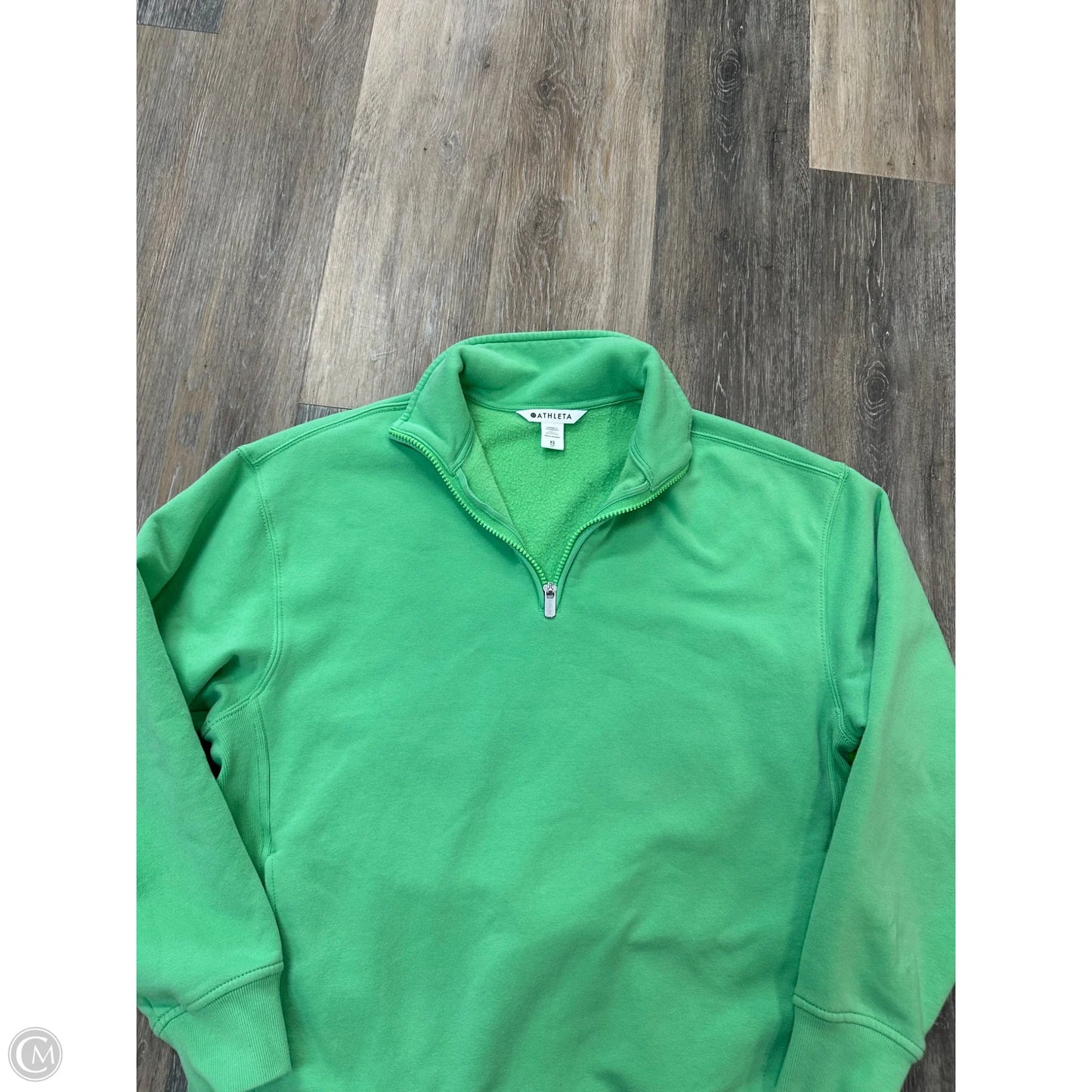 Athletic Sweatshirt Collar By Athleta In Green, Size: Xs