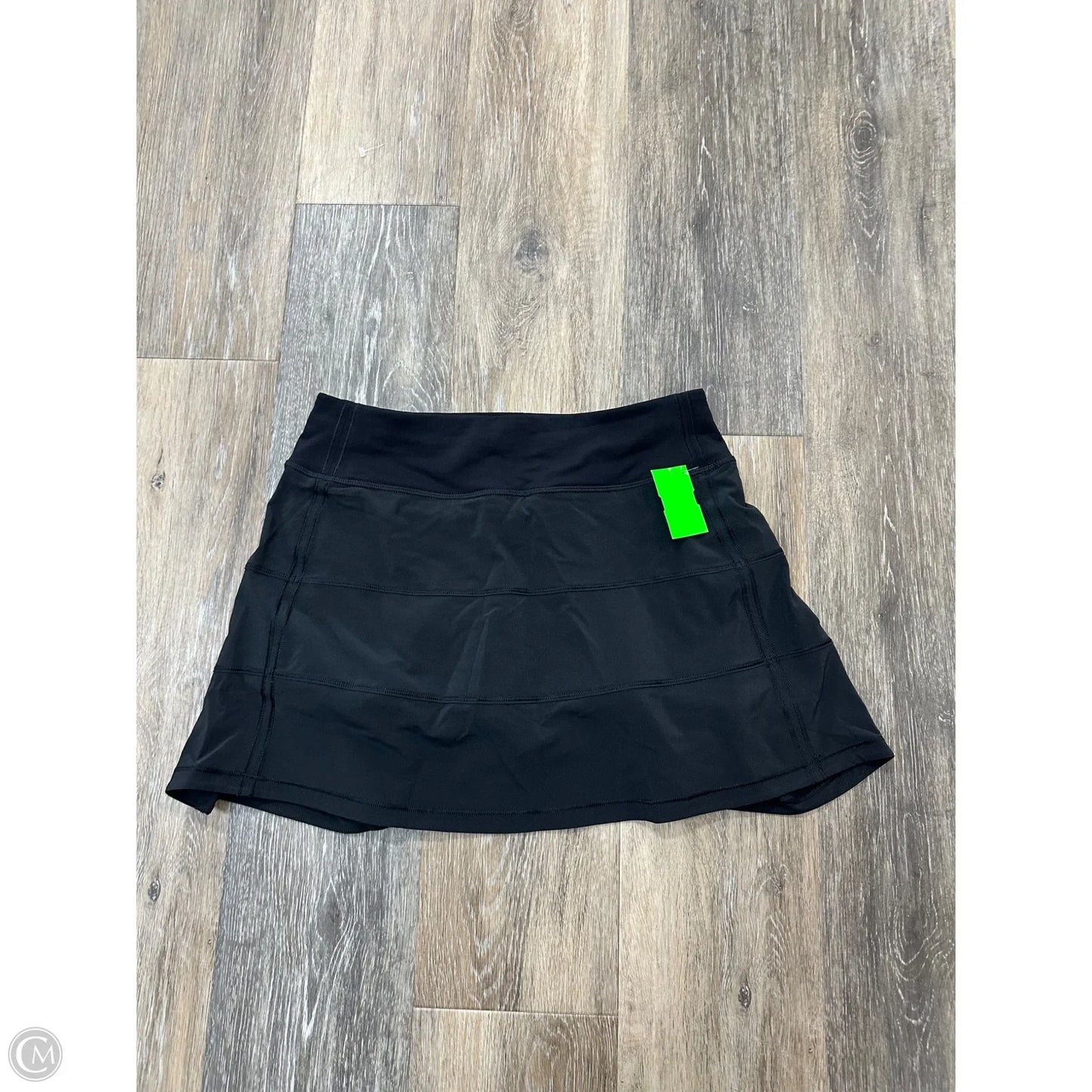 Athletic Skort By Lululemon In Black, Size: 4