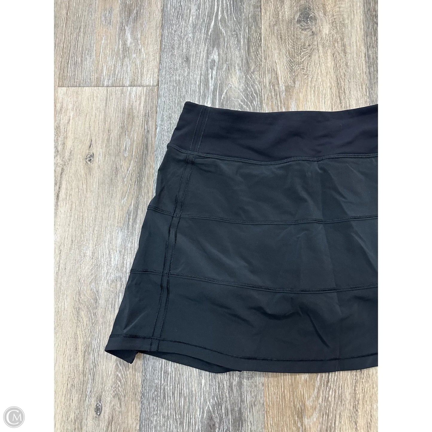 Athletic Skort By Lululemon In Black, Size: 4