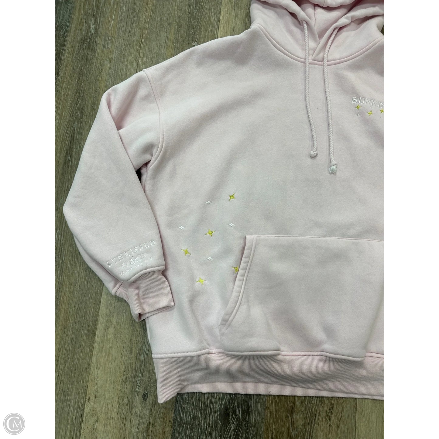 Sweatshirt Hoodie By Sunkissed In Pink, Size: M