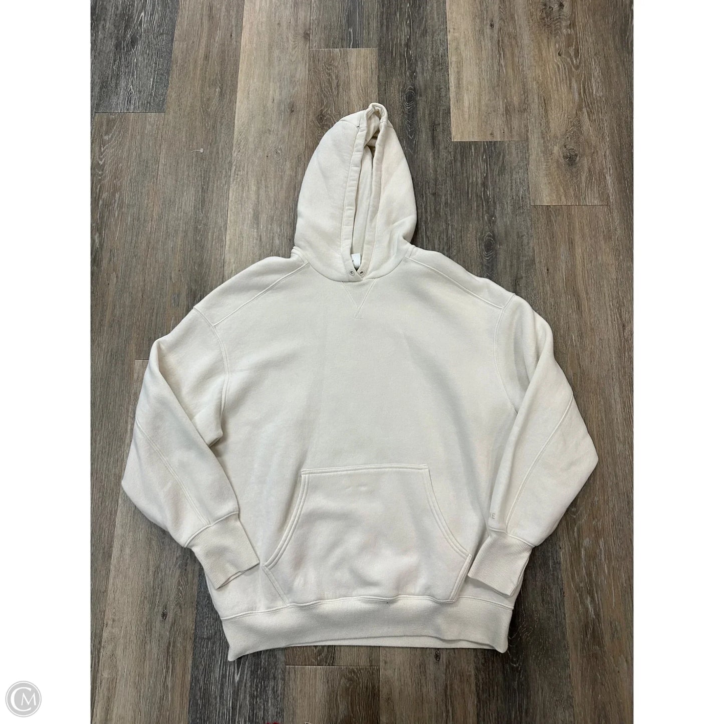 Sweatshirt Hoodie By Aerie In Cream, Size: S