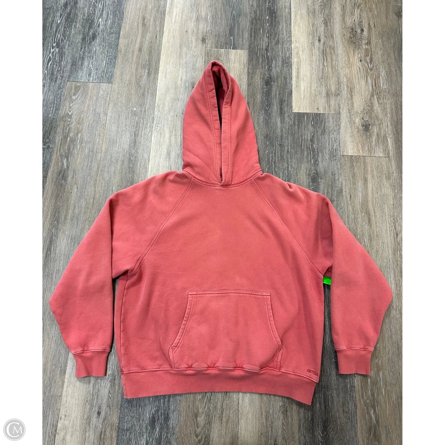 Sweatshirt Hoodie By Aritzia In Coral, Size: S