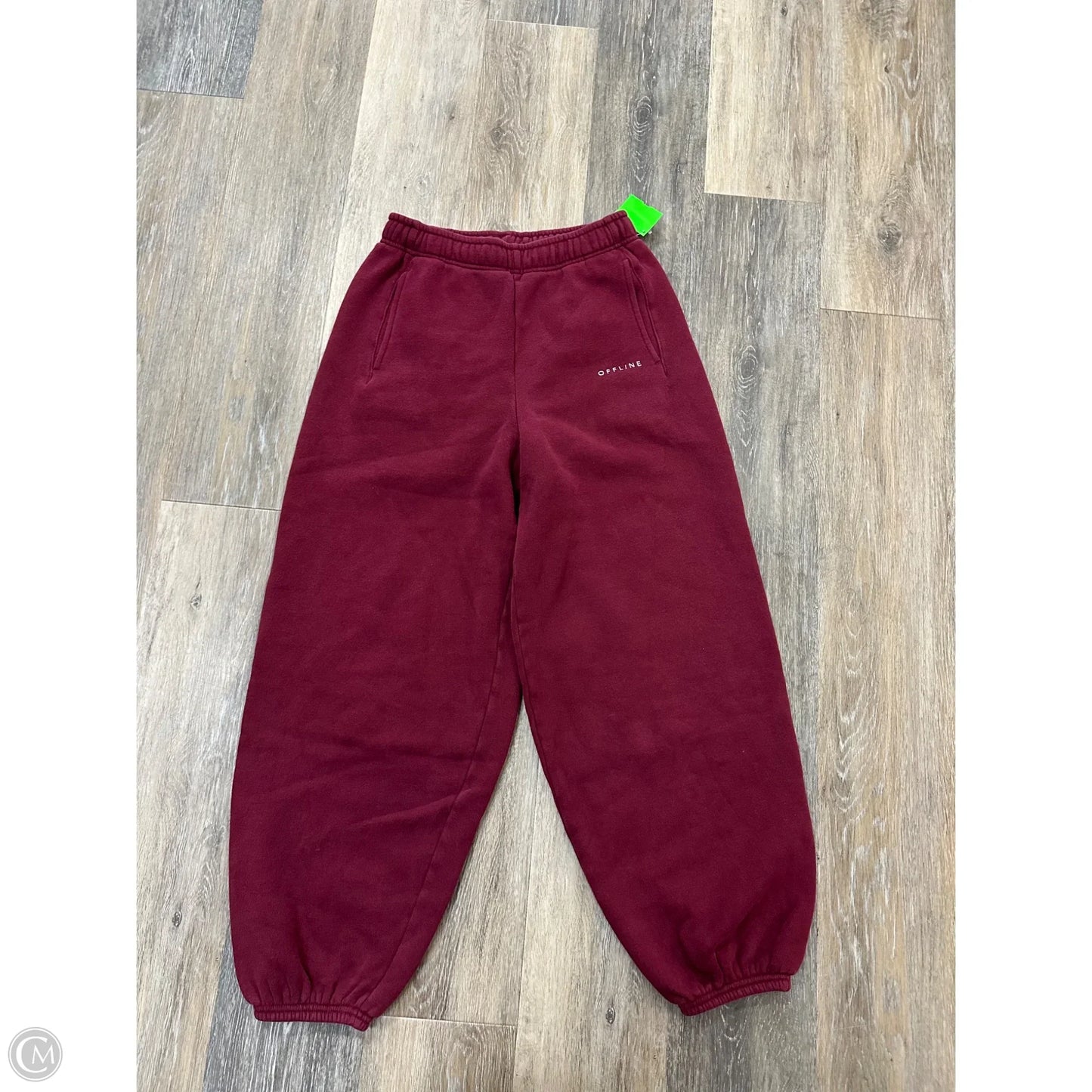 Athletic Pants By Aerie In Maroon, Size: Xxs
