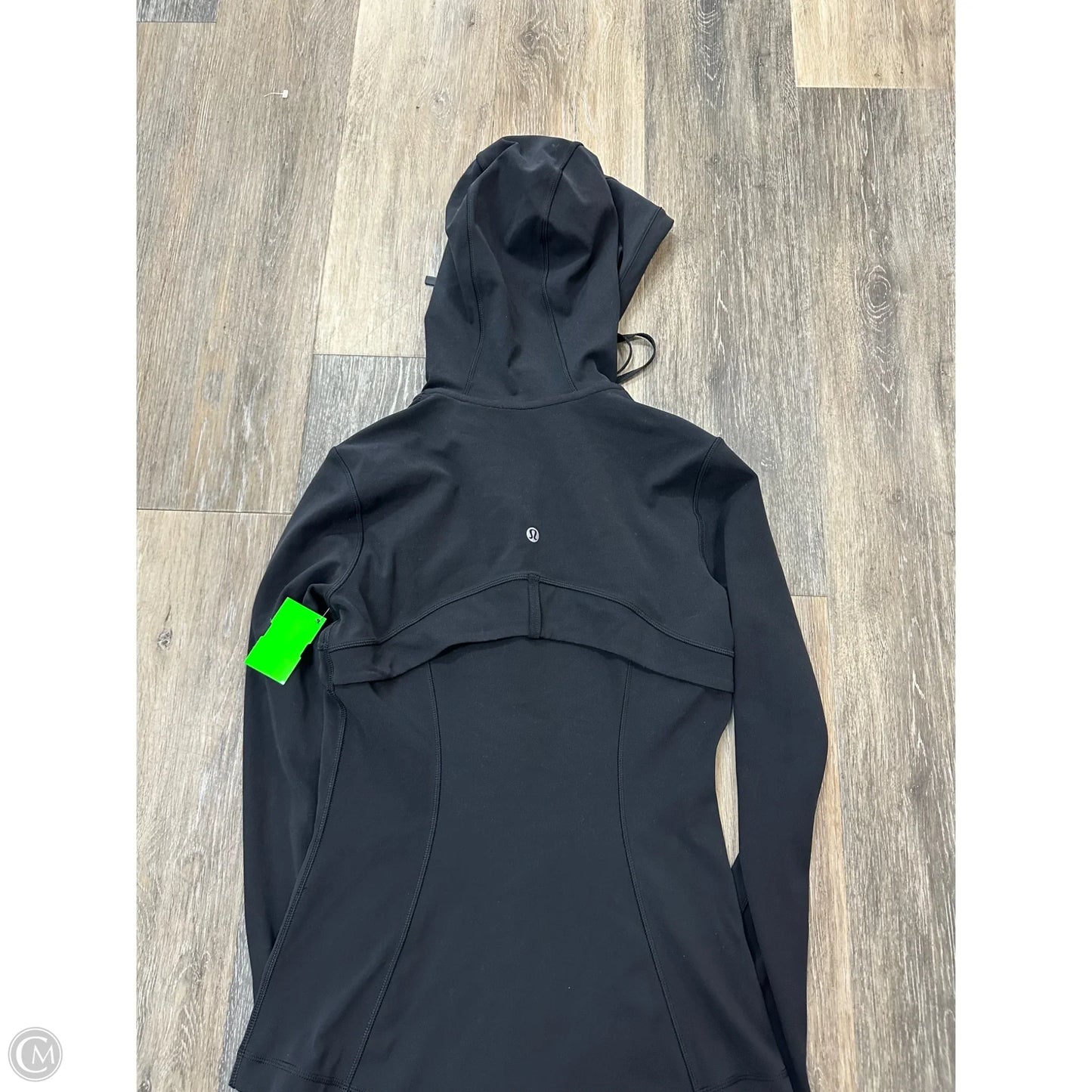 Athletic Jacket By Lululemon In Black, Size: 4