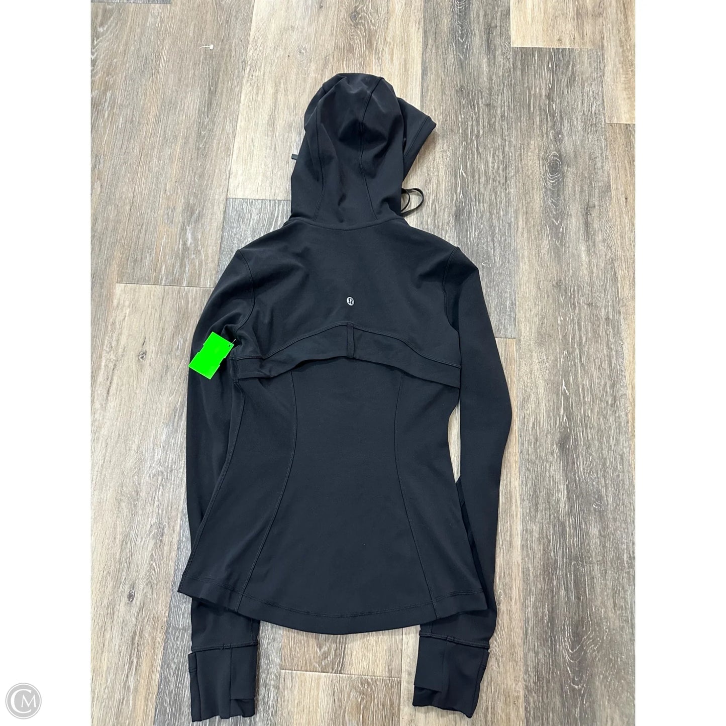 Athletic Jacket By Lululemon In Black, Size: 4